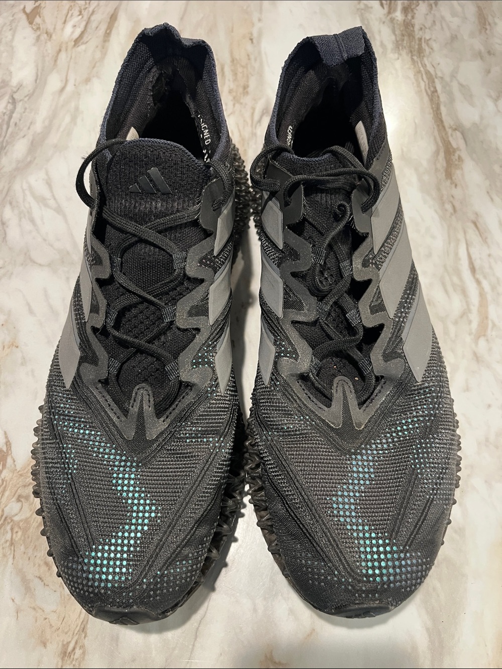 Adidas 4DFWD 4 size 12 Core Black / Iron Metallic / Grey Strata